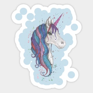 rainbow unicorn Sticker